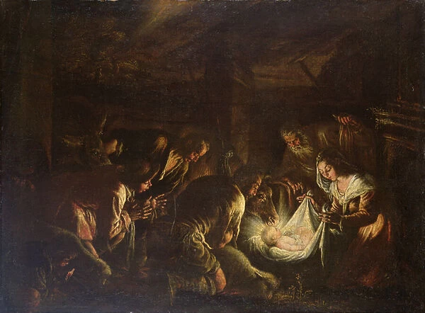 Adoration of the Shepherds, c. 1588-90 (oil on canvas)