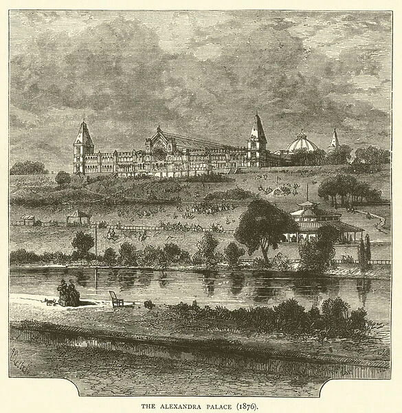 The Alexandra Palace, 1876 (engraving)