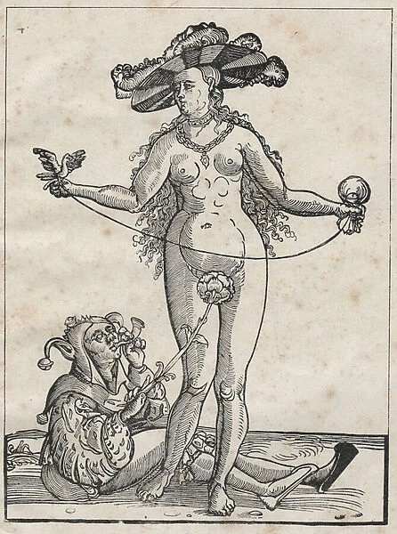 Allegory of madness - allegorie de la folie (The woman and the fool
