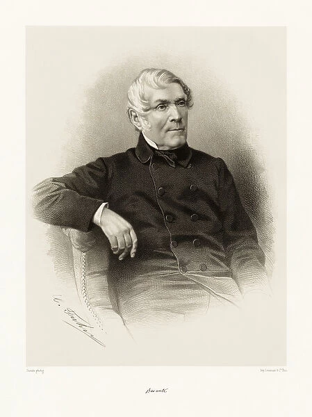 Amable Guillaume Prosper Brugiere, baron de Barante, 1865-66 (litho)