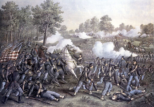 American Civil War (1861 - 1865): Battle of Wilsons Creek, Missouri, August 10, 1861