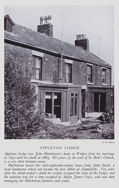 Appleton Lodge (b  /  w photo)