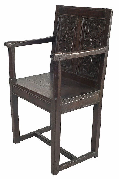 Armchair, c. 1540 (oak)