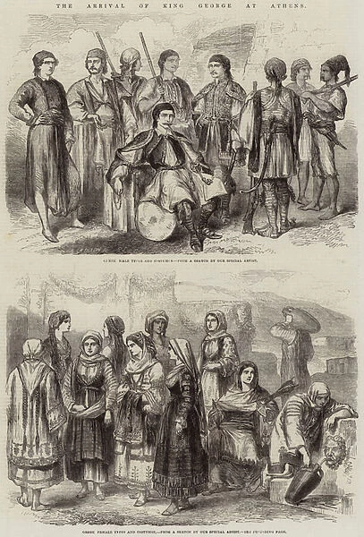 The Arrival of King George at Athens (engraving)