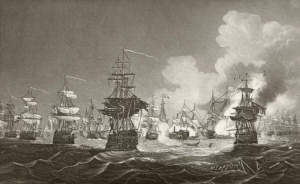 The Battle of the Nile, from The National and Domestic History of England
