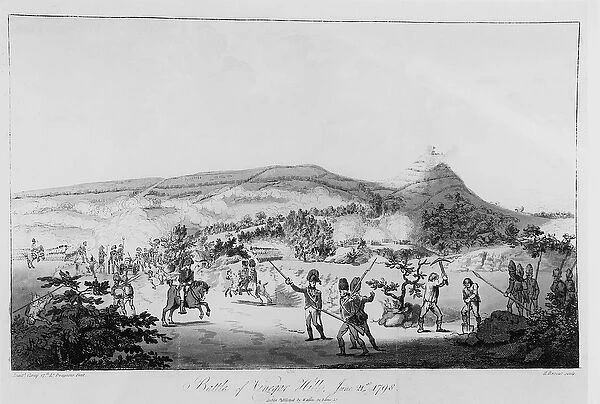 The Battle of Vinegar Hill, June 21st 1798, engraved by Henry Brocas (1762-1837)