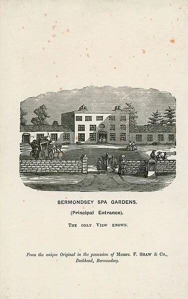 Bermondsey Spa Gardens (engraving)