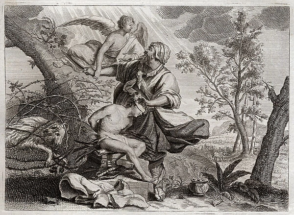 Bible of Royaumont, Old Testament: Sacrifice of Abraham