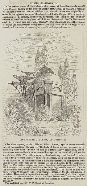 Burns Mausoleum (engraving)