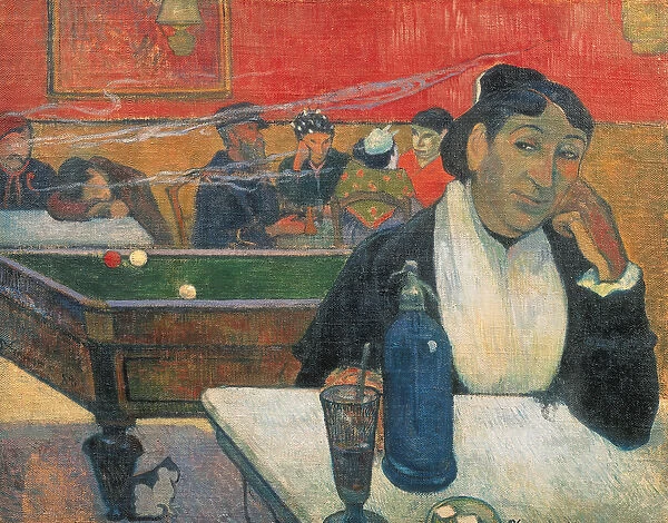 Cafe at Arles, 1888 (oil on canvas)