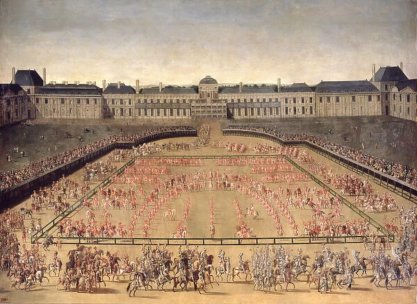 Carousel given for Louis XIV in the Court of the Palace of the Tuileries, 5th June 1662
