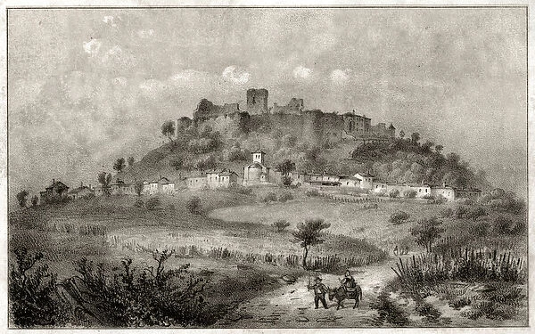 Castle of Preny. (engraving, ca. 1860)