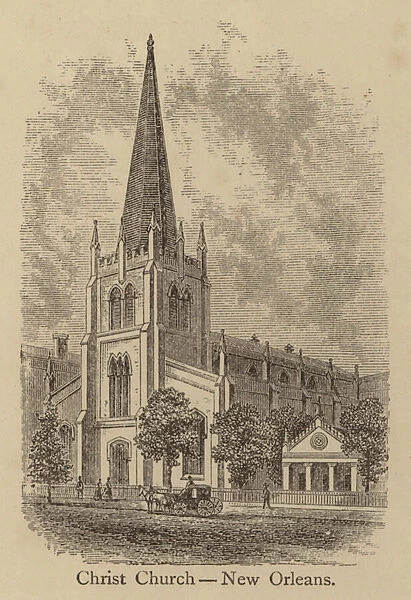 Christ Church, New Orleans (engraving)