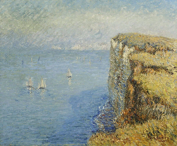 Cliffs in Normandy; Falaises en Normandie, 1901 (oil on canvas)