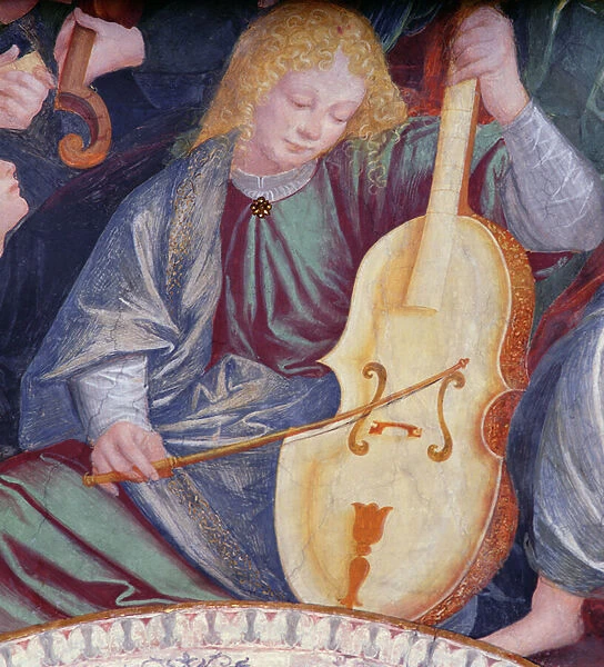 The Concert of Angels, 1534-36 (fresco) (detail) (see 175762)