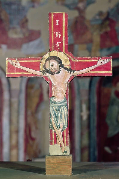 Crucifix of Llussa (tempera on wood)