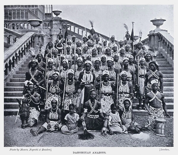 Dahomeyan Amazons (b  /  w photo)