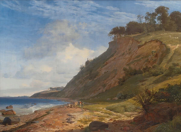 A Danish Coast. View from Kitnaes by the Roskilde Fjord, 1843 (oil on canvas)