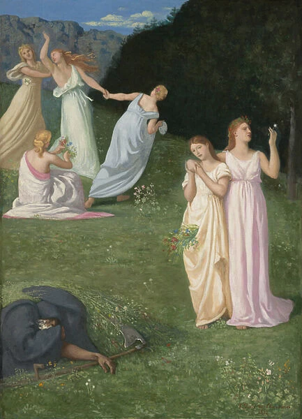 Death and the Maidens, 1872 (oil on canvas)