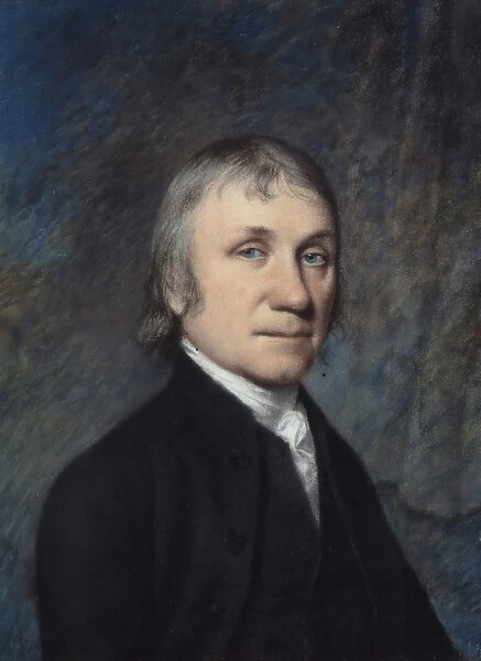 Dr Joseph Priestley, 1790 (pastel on grey paper)