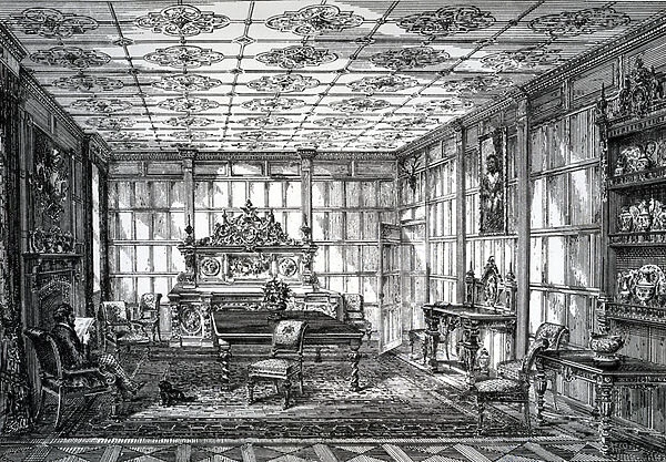 Elizabethan Dining Room, published in The House-Furnisher & Decorator