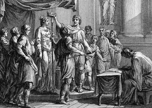 Establishment of the Salique Law, redigeed by Clovis in 508
