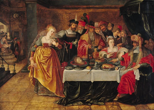 The Feast of Herod (oil on canvas)