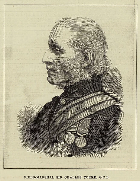 Field-Marshal Sir Charles Yorke, GCB (engraving)