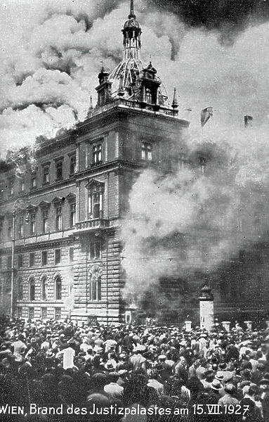 Fire in the Justizpalast (Palace of Justice), Vienna