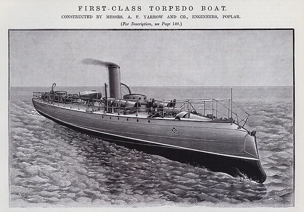 First-Class Torpedo Boat (engraving)