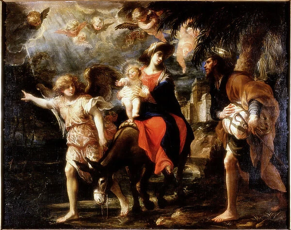 The Flight into Egypt, c. 1680-1700 (oil on canvas)