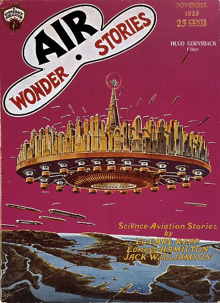 Flying Saucer - in 'Air Wonder Stories', Nov 1929
