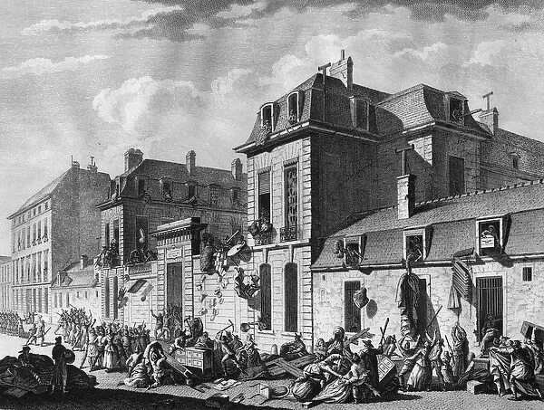 French revolution: looting of the hotel de Castries, rue de Varenne in the 7th