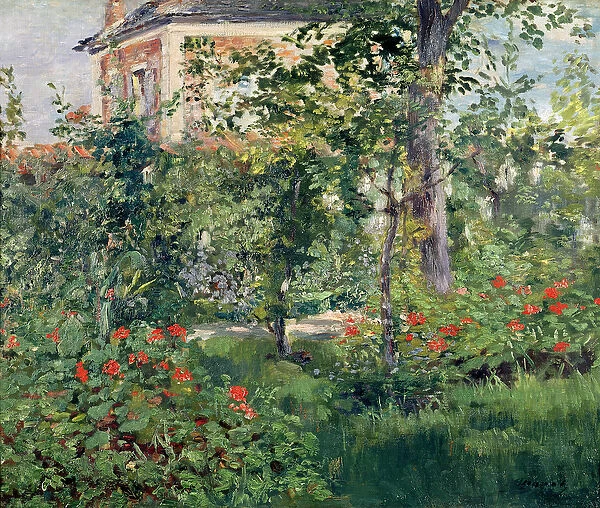 The Garden at Bellevue, 1880 (oil on canvas)