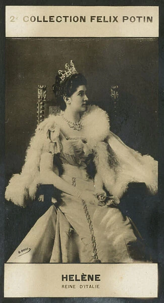 Helene, Reine D Italie, 1872 (b  /  w photo)
