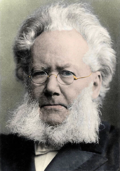 HENRIK IBSEN (1828-1906) Norwegian poet and dramatist - Portrait of Henrik (Henri