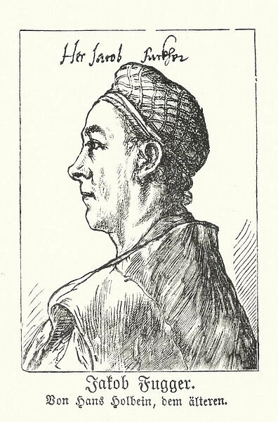 Jakob Fugger, German merchant and banker (engraving)