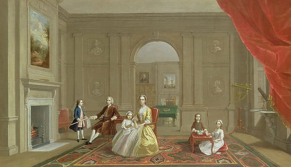 The John Bacon Family, c. 1742-43 (oil on canvas)