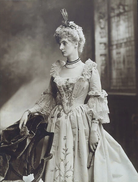 Lady Evelyn Cavendish, later Duchess of Devonshire, as a Lady at the Court of the Empress