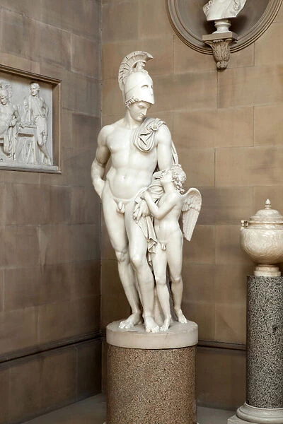 Mars restrained by Cupid, 1819-25 (marble)