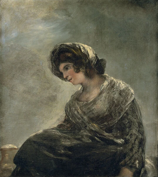 The Milkmaid of Bordeaux, c. 1827 (oil on canvas)