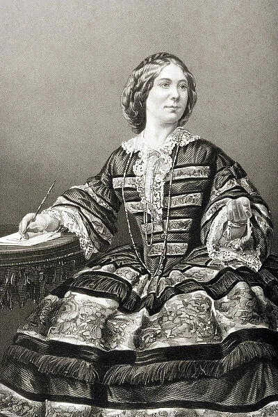 Miss Amy Sedgwick (1830-97) engraved by D