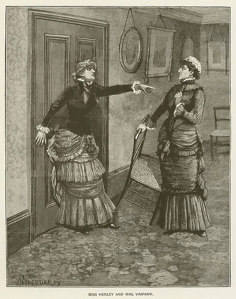 Miss Henley and Mrs Vimpany (engraving)