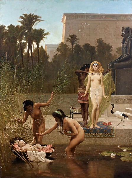 Moise sauve des eaux - The Finding of Moses par Goodall, Frederick (1822-1904)