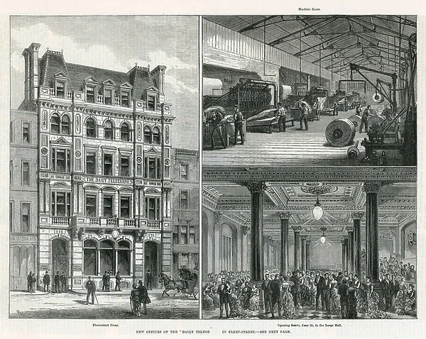 New offices of the Daily Telegraph (engraving)