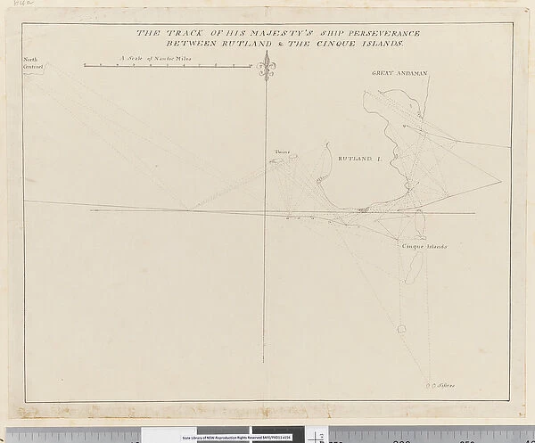 Page 38b The Track of His Majestys ship Perseverance between Rutland