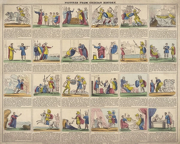 Pictures from Grecian history (colour litho)