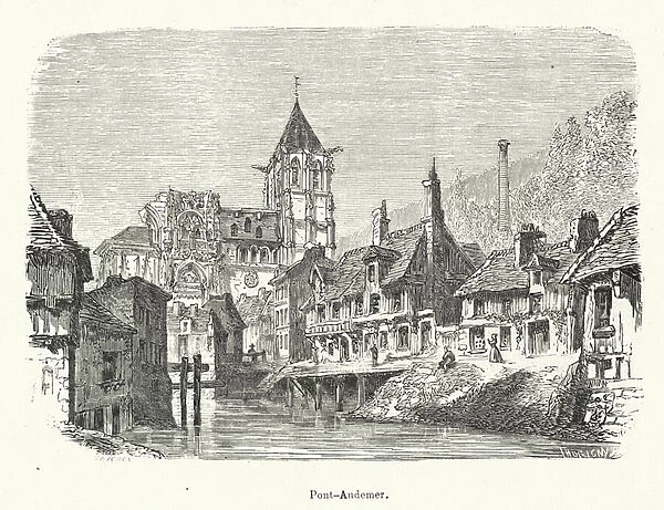 Pont-Audemer (engraving)