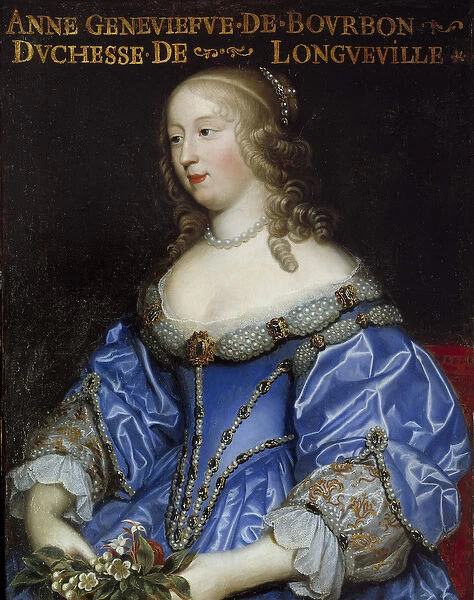 Portrait of Anne Genevieve de Bourbon Conde (Anne-Genevieve de Bourbon-Conde)