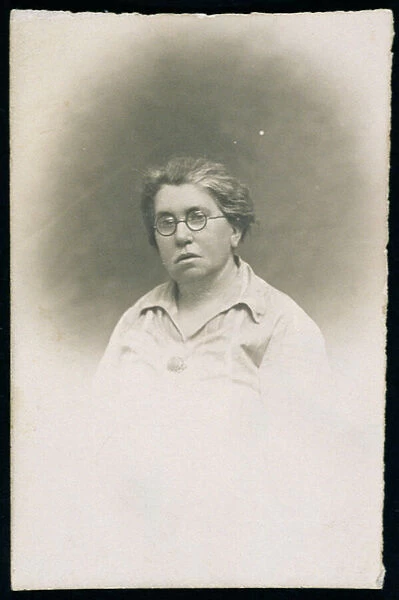 Portrait of Emma Goldman (1869-1940), 1926 (b  /  w photo)